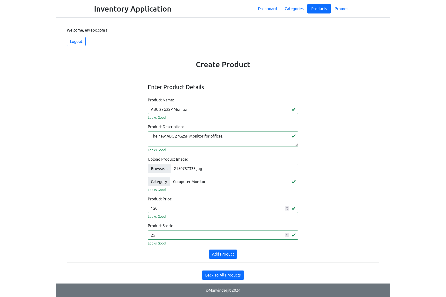 Inventory App Add Product Image